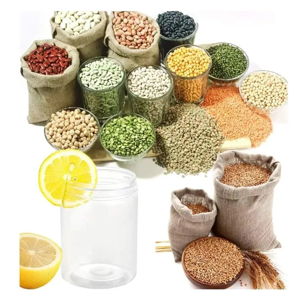 18 Pack 4oz/120ml Round Plastic Jars with‎ lids Empty Cleat